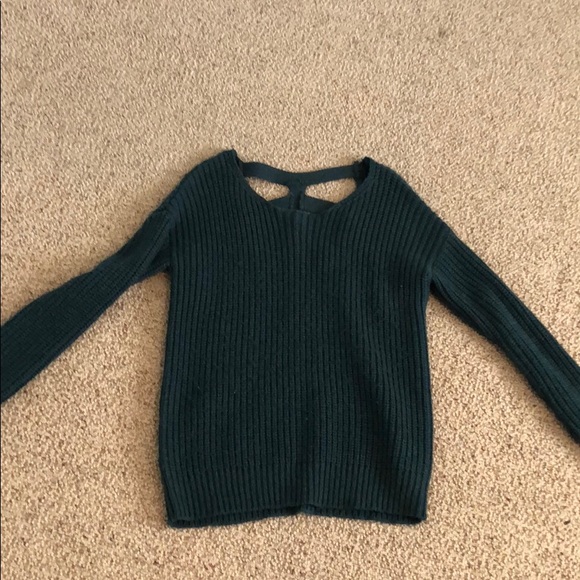 Urban Outfitters Sweaters - Teal Open Back Urban Outfitters Sweater